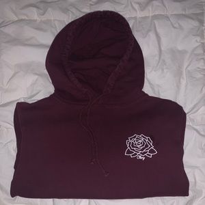 Obey Mira Mosa Burgundy Hoodie